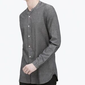 Zara Man Slim Fit Button-down Cotton Shirt